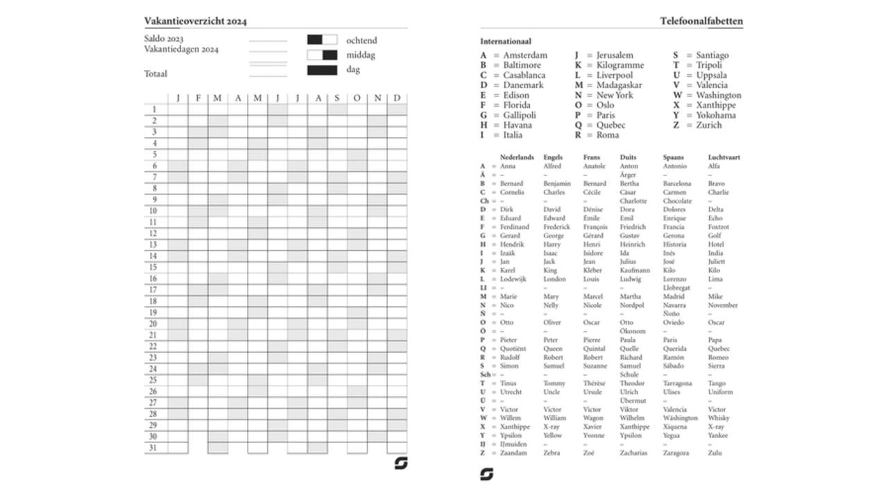 Agendavulling 2027 Succes Senior 1dag/1pagina