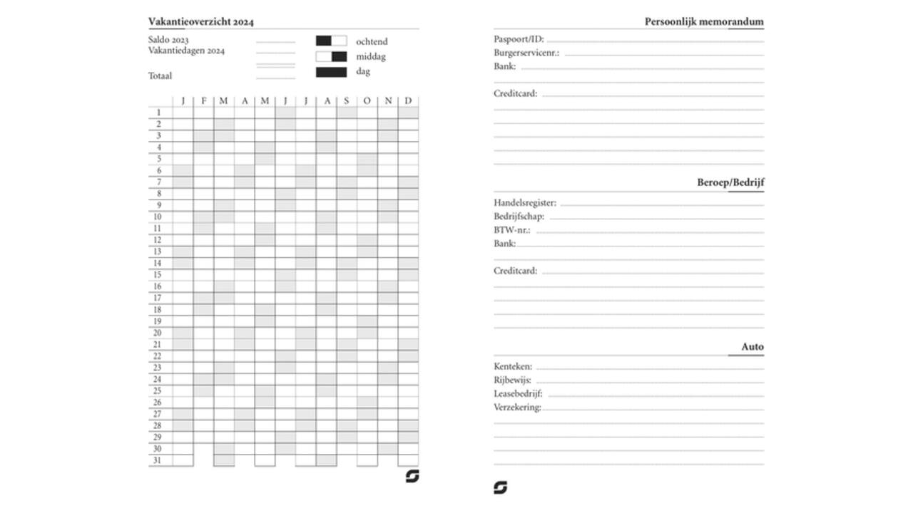 Agendavulling 2027 Succes Senior 7dagen/2pagina's