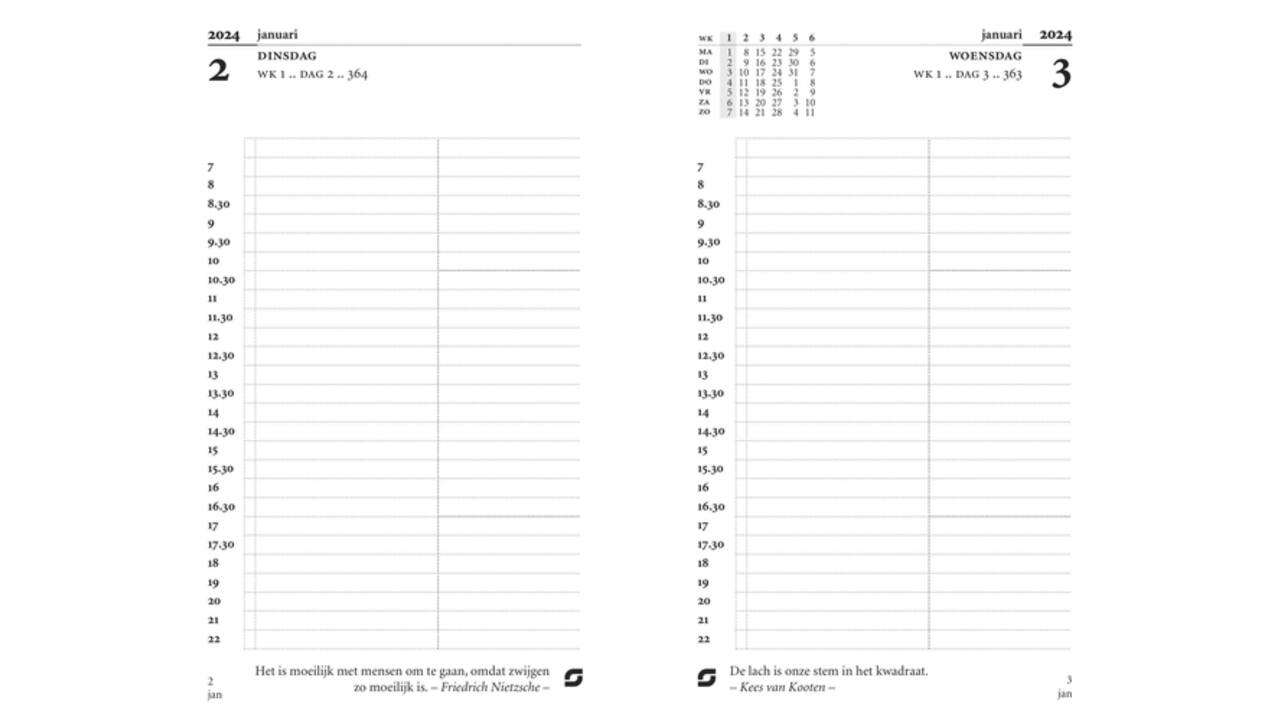 Agendavulling 2027 Succes Junior 1dag/1pagina
