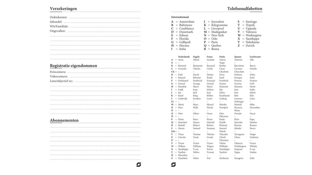 Agendavulling 2027 Succes Mini 4dagen/2pagina's