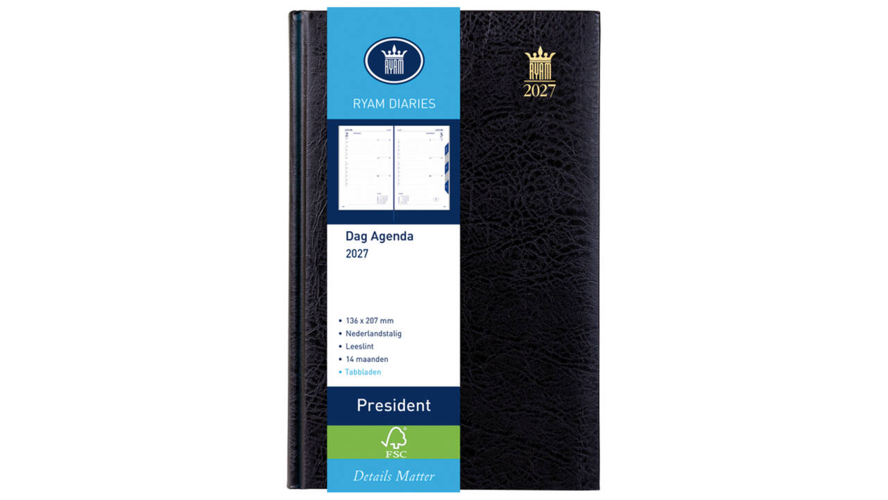 Agenda 2027 Ryam President Mundior 1dag/1pagina zwart