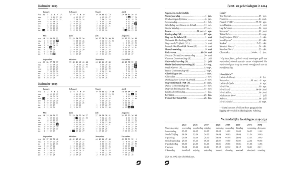 Agendavulling 2027 Succes Executive A5 7dagen/2pagina's