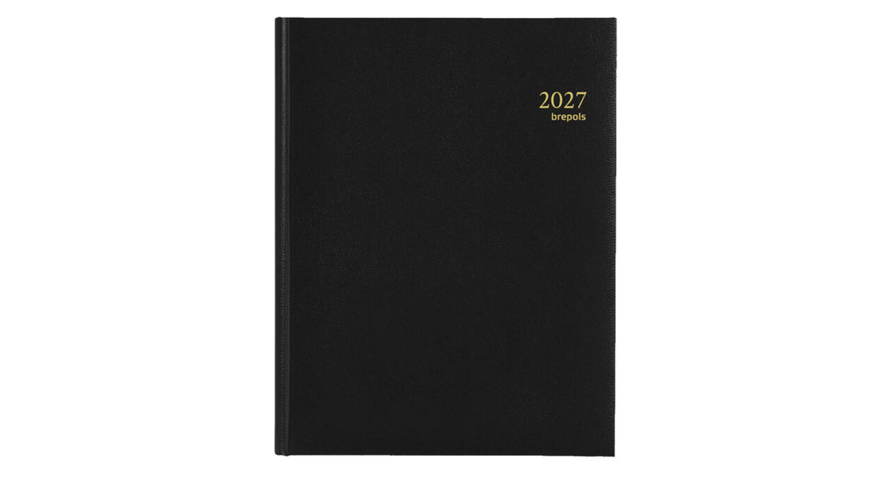 Agenda 2027 Brepols Timing Lima 7dagen/2pagina's zestalig zwart