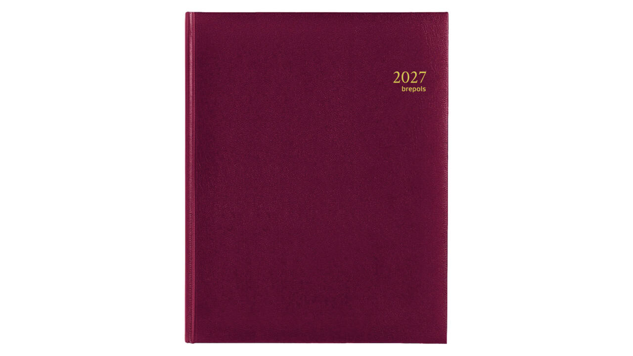 Agenda 2027 Brepols Concorde Lima 7dagen/2pagina's bordeaux