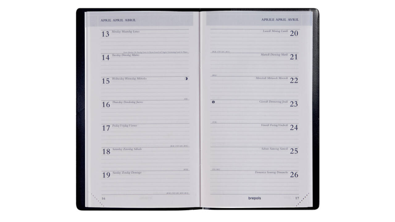 Agenda 2027 Brepols Breplan Seta 7dagen/1pagina assorti