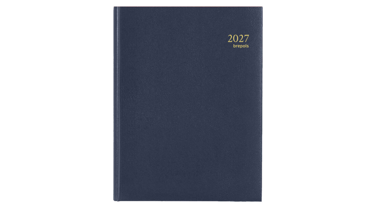 Agenda 2027 Brepols Timing Lima 7dagen/2pagina's viertalig blauw