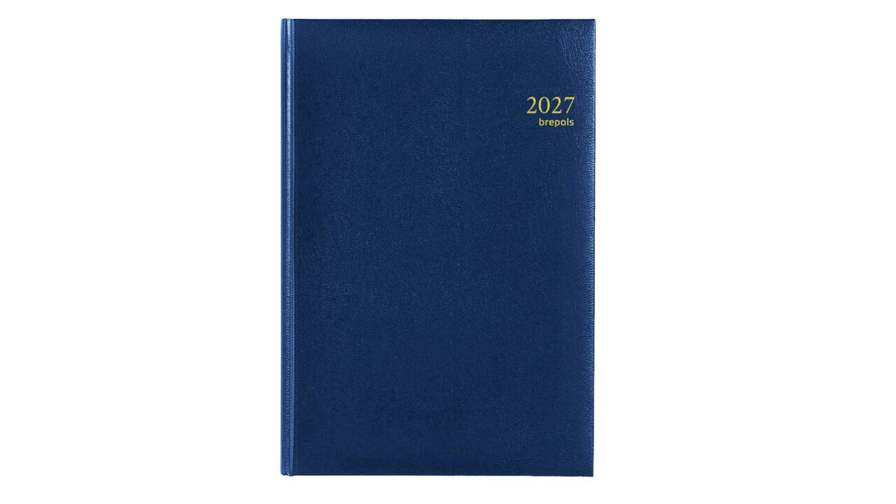 Agenda 2027 Brepols Omega Lima 7dagen/2pagina's blauw