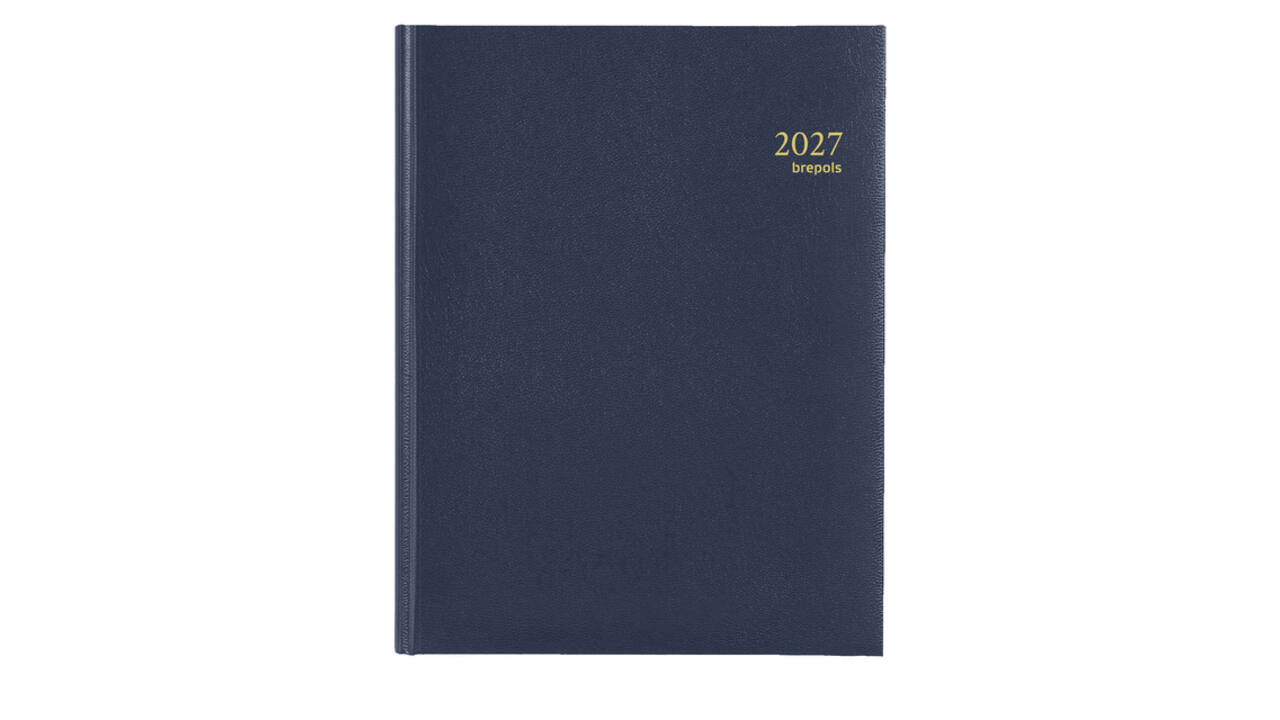 Agenda 2027 Brepols Timing Lima 7dagen/2pagina's zestalig blauw