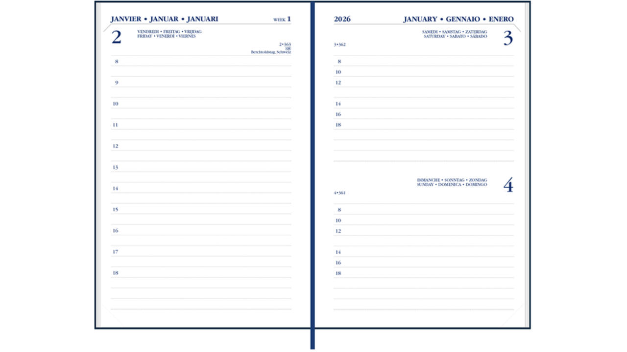 Agenda 2027 Ryam Memoplan 1 Mundior 1dag/1pagina bordeaux
