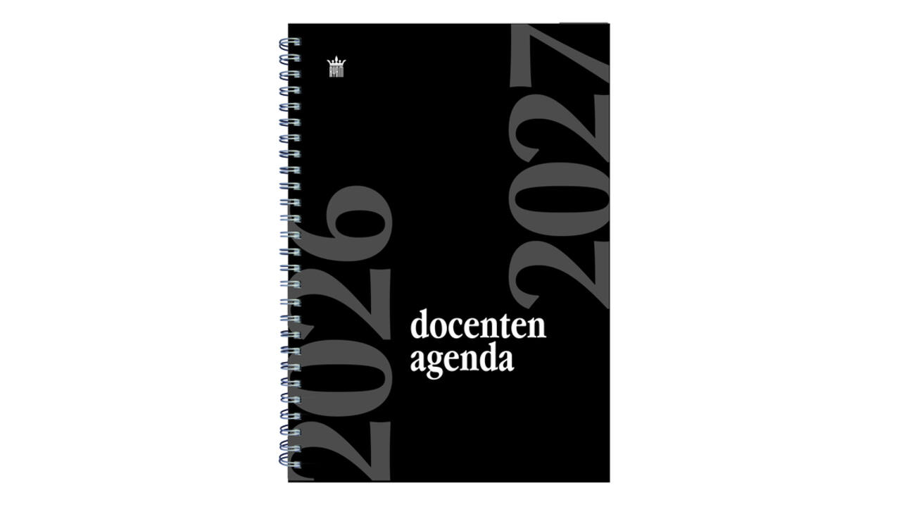 Schoolagenda 2026-2027 Ryam docenten 7dagen/2pagina's spiraal zwart