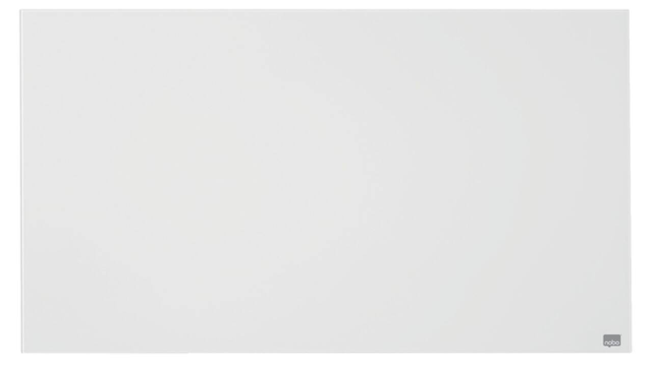 Glasbord Nobo Impression Pro 126x71cm briljant wit