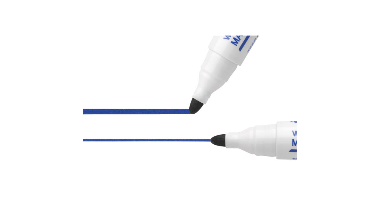 Whiteboardmarker Bic Velleda 1701 rond large zwart