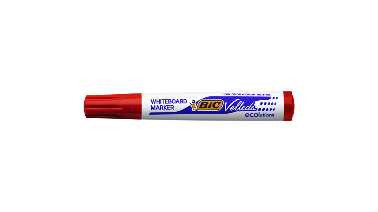 Whiteboardmarker Bic Velleda 1701 rond large rood