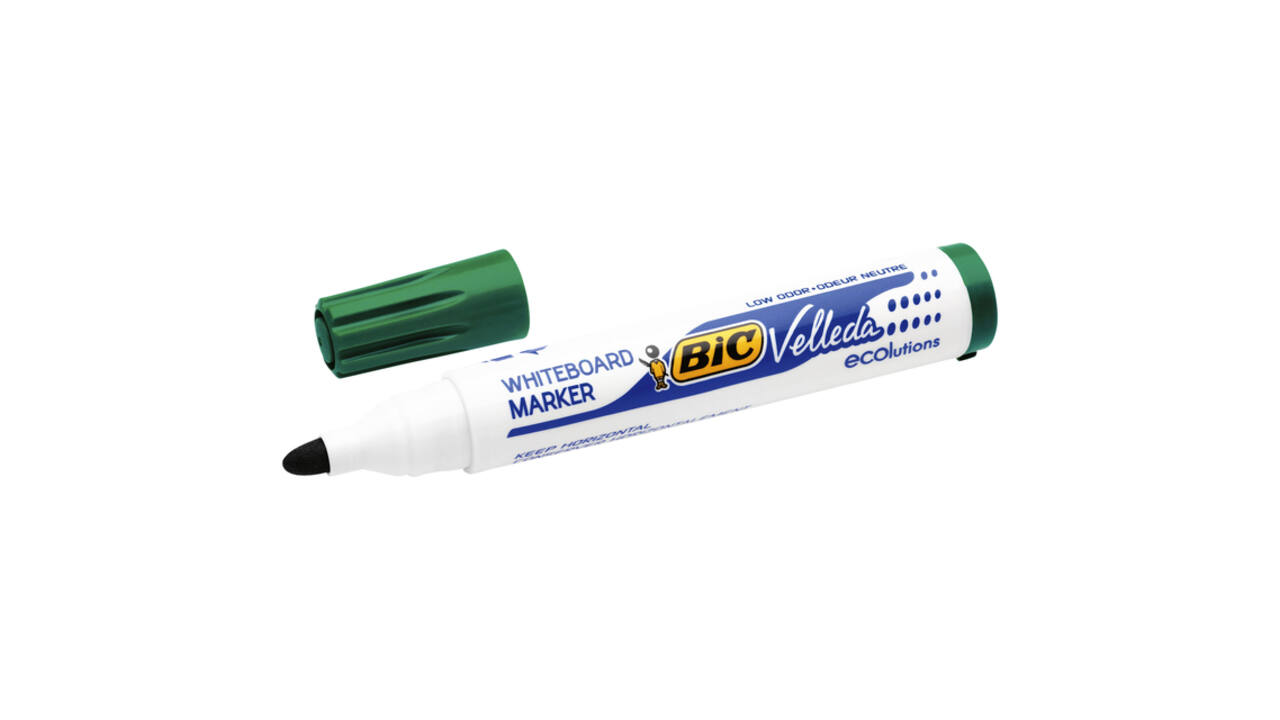 Whiteboardmarker Bic Velleda 1701 rond large groen