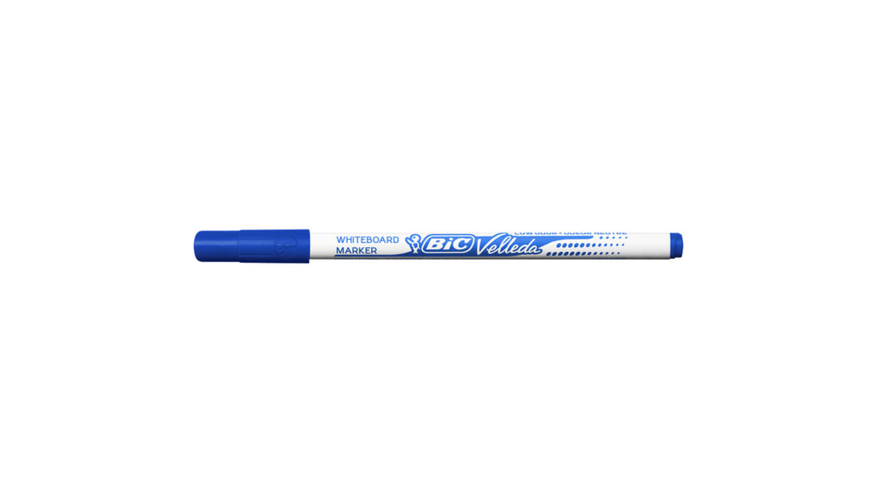 Whiteboardmarker Bic Velleda 1721 rond fijn blauw