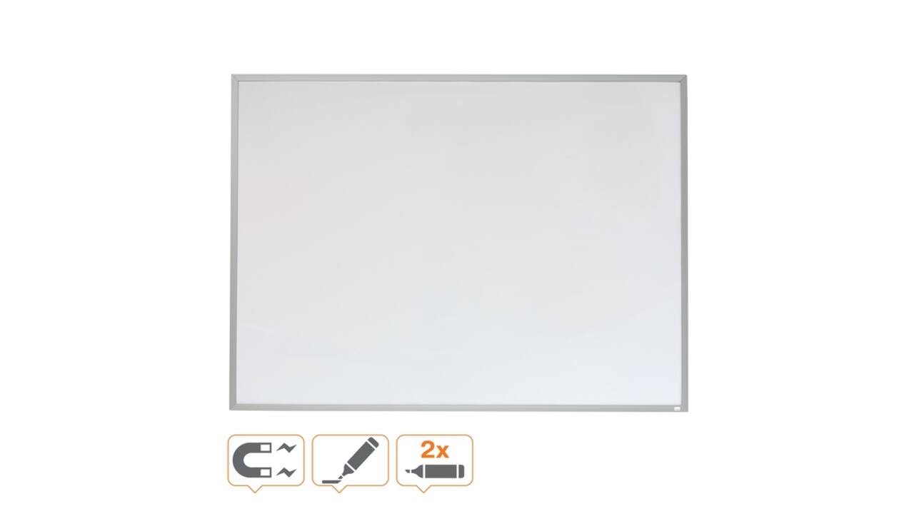 Whiteboard Nobo 58.5x43cm aluminium magnetisch