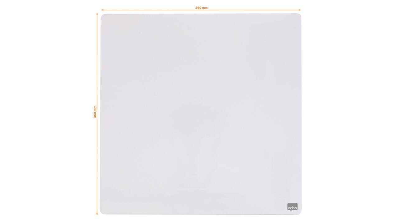Whiteboard Nobo tegel 36x36cm wit magnetisch