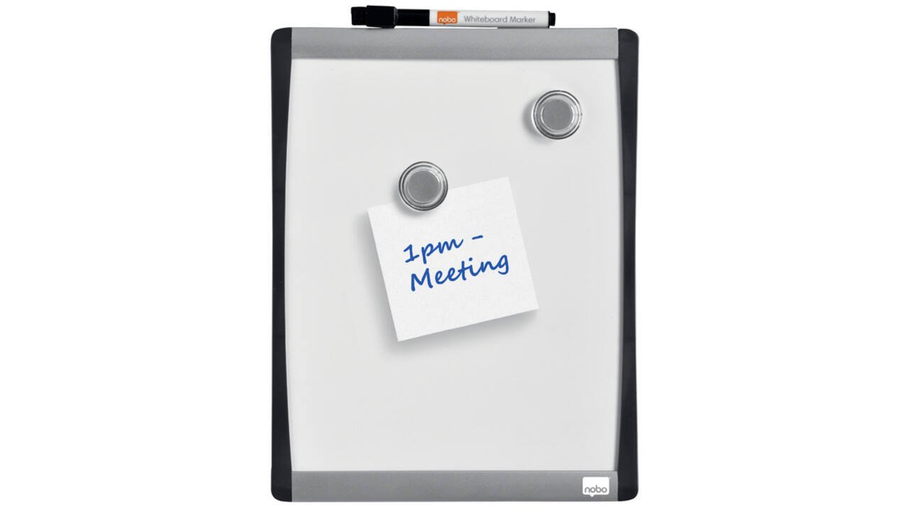 Whiteboard Nobo 28x21.5cm gewelfd