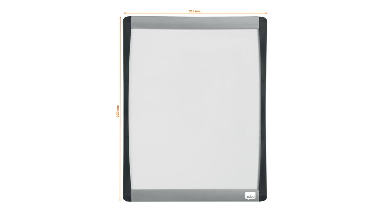 Whiteboard Nobo 28x21.5cm gewelfd