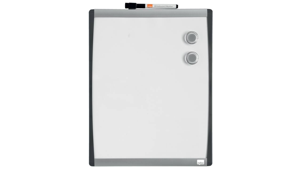 Whiteboard Nobo 35.5x28cm gewelfd