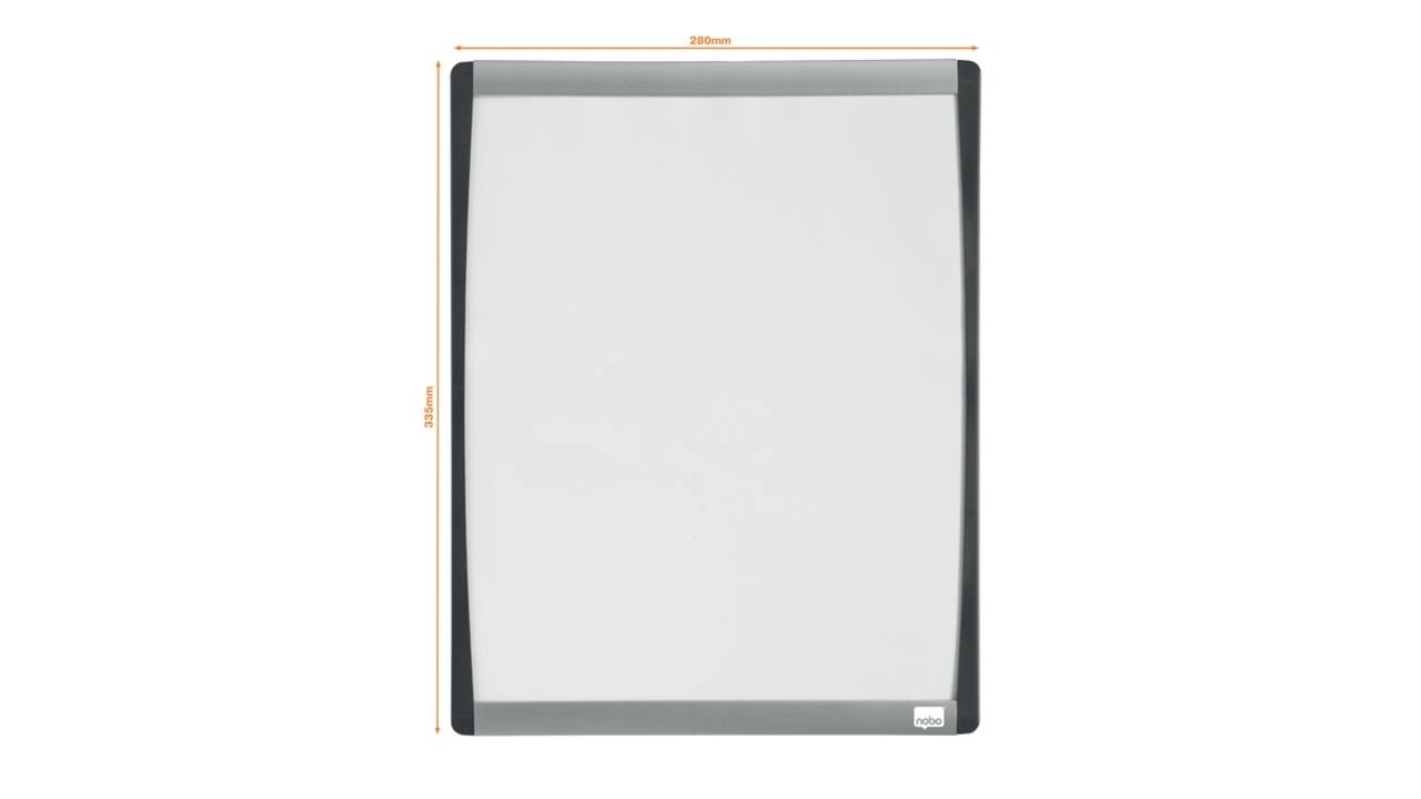 Whiteboard Nobo 35.5x28cm gewelfd