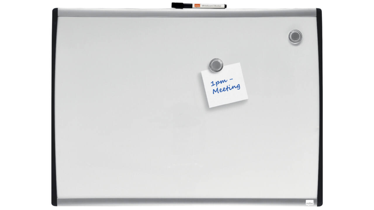 Whiteboard Nobo 58.5x43cm gewelfd