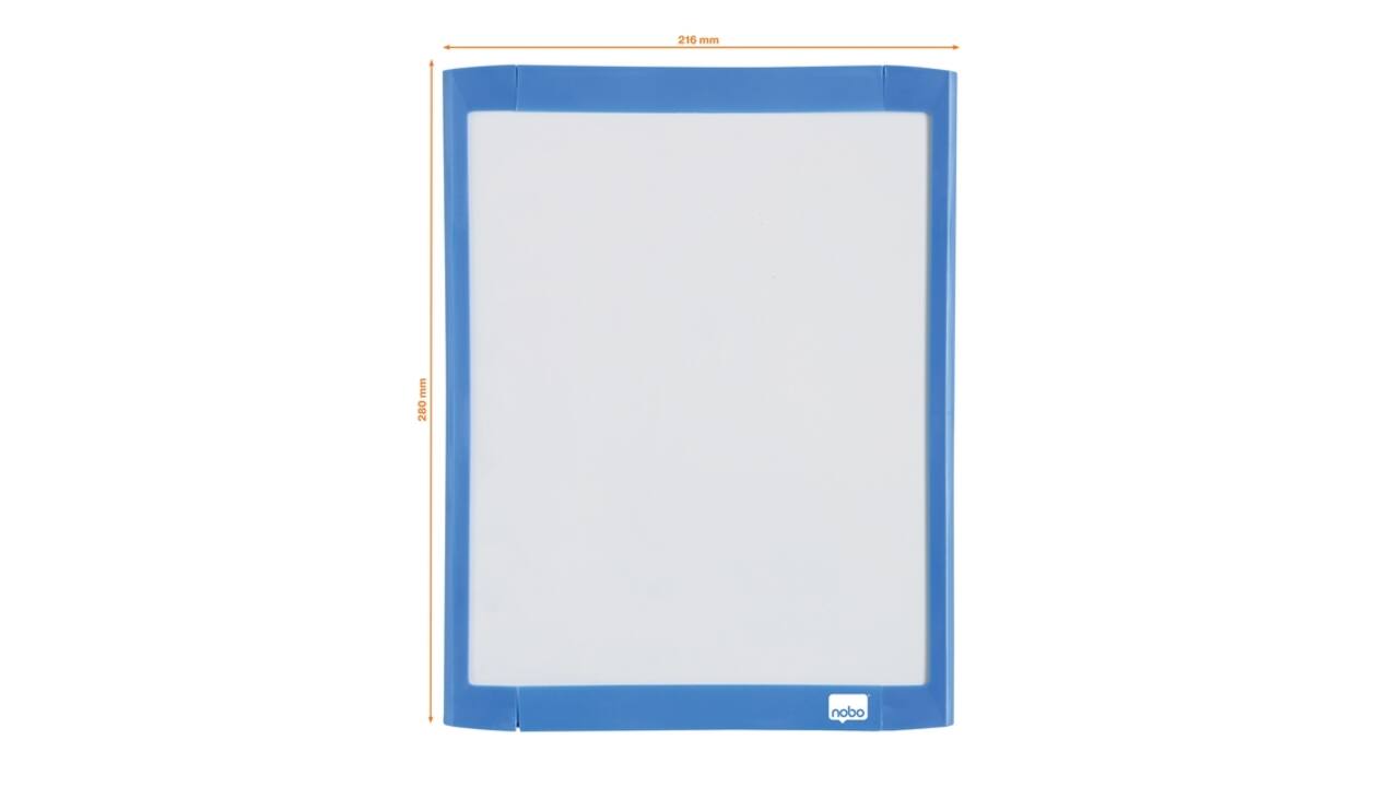 Whiteboard Nobo 21.6x28cm magnetisch assorti