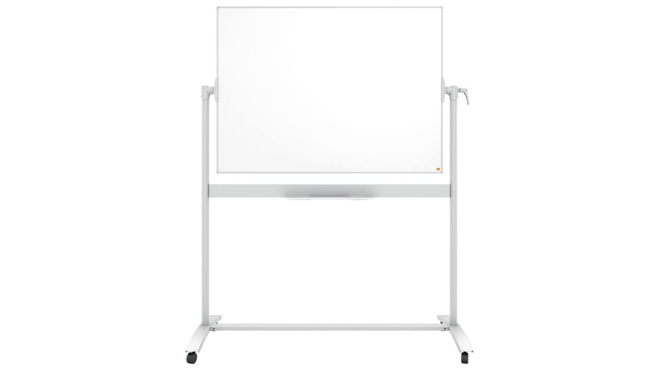 Whiteboard Nobo kantelbord mobiel 90x120cm staal