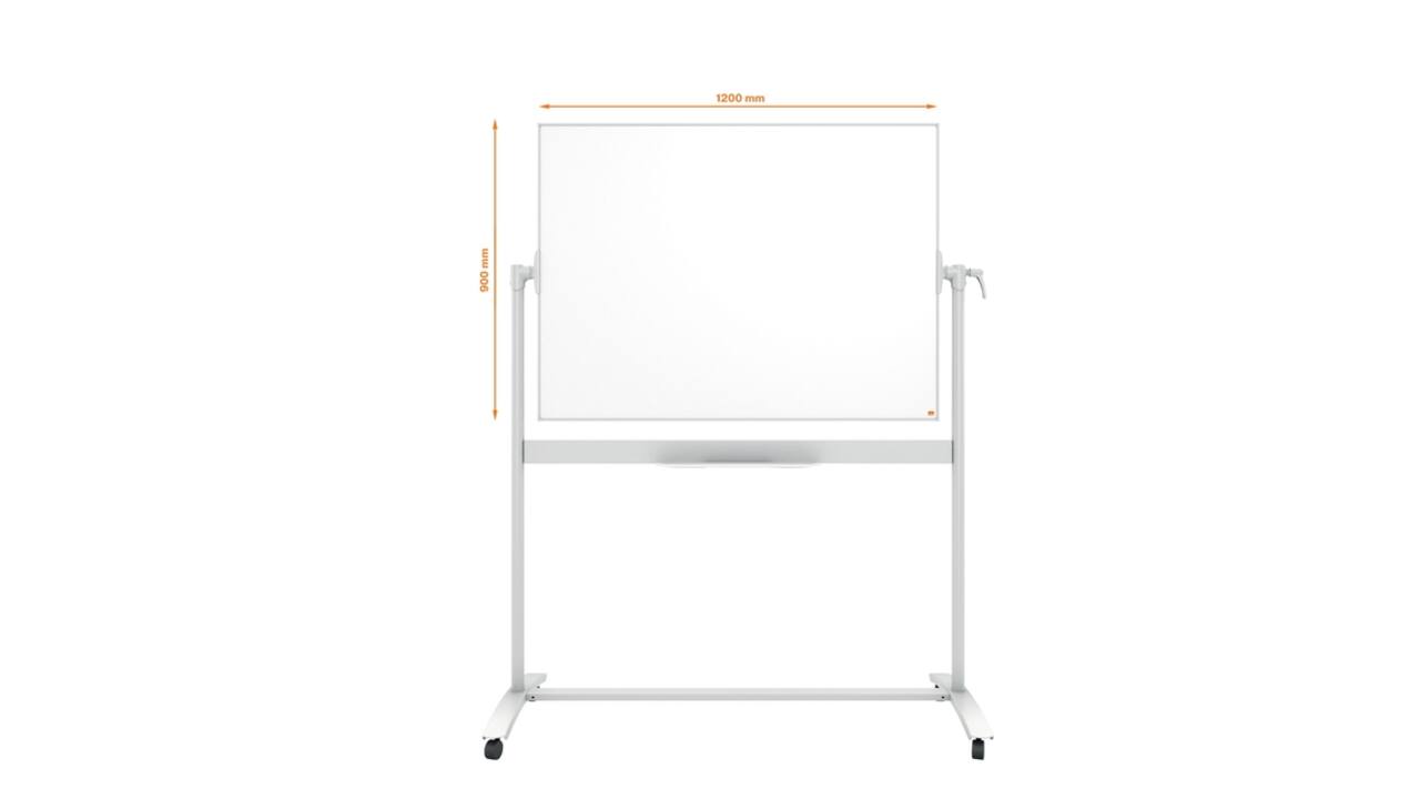 Whiteboard Nobo kantelbord 90x120cm magnetisch emaille