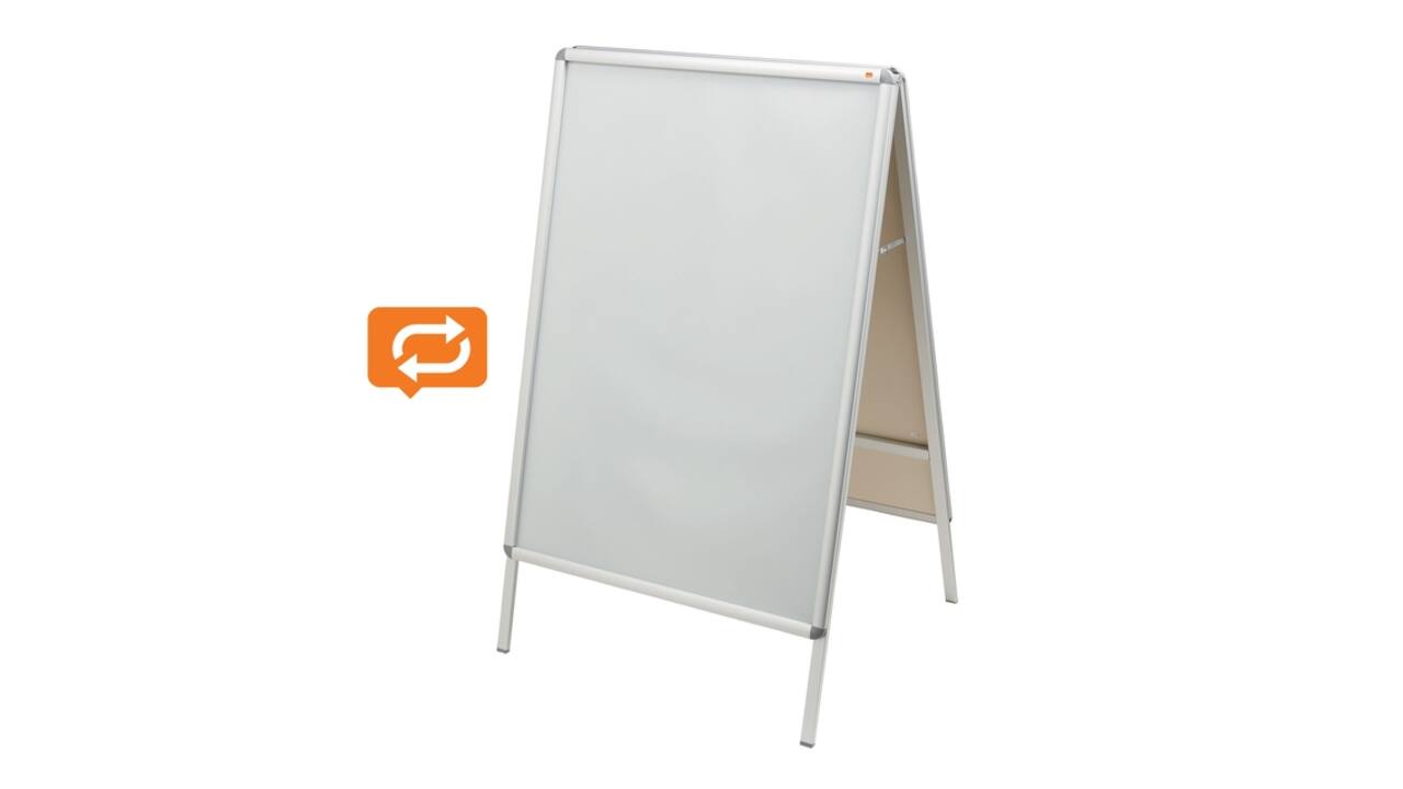 Stoepbord Nobo Essence A0 1189x841mm met kliklijst