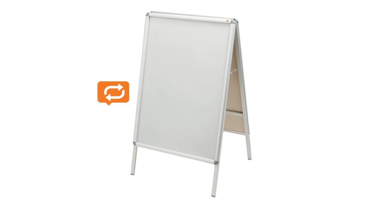 Stoepbord Nobo Essence 70x100cm met kliklijst