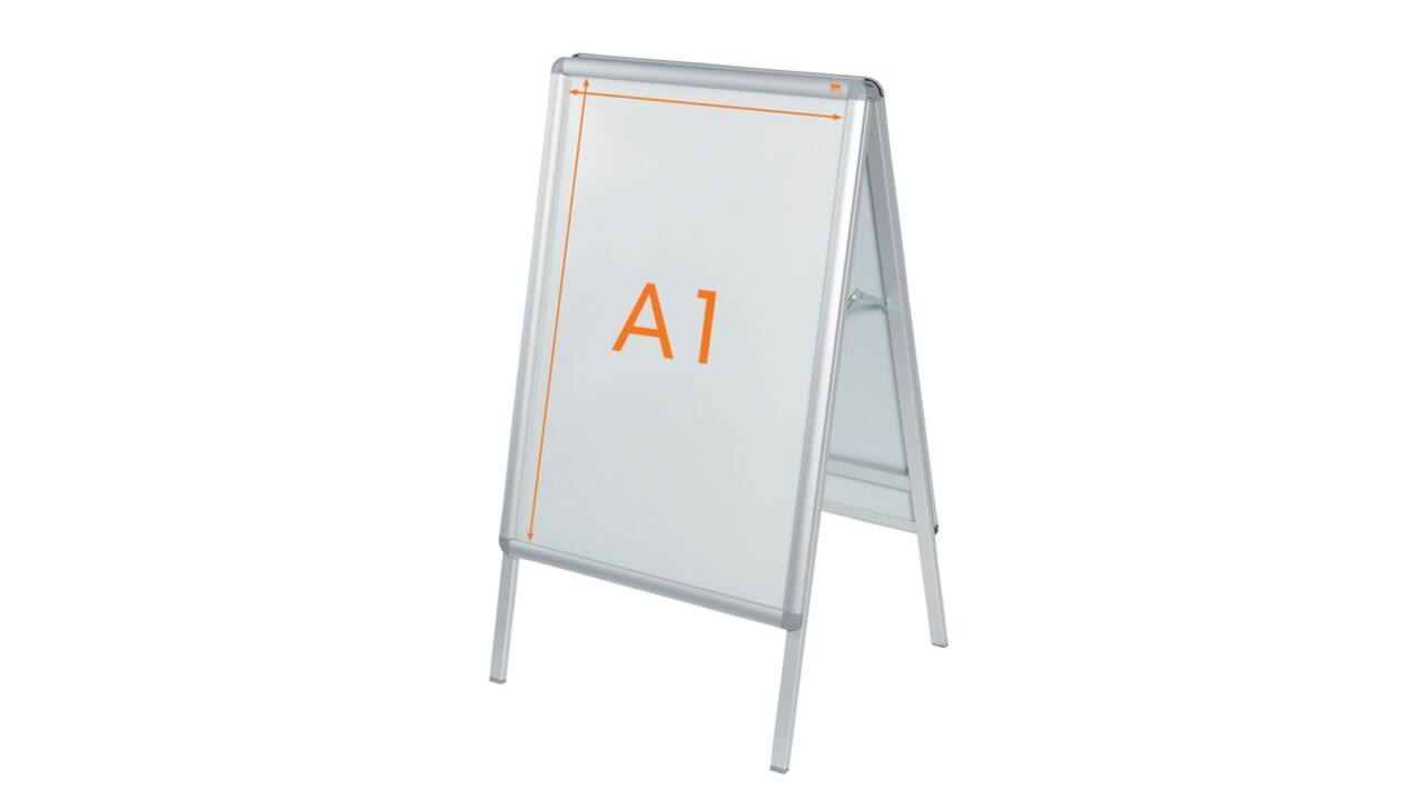 Stoepbord Nobo Essence A1 met kliklijst