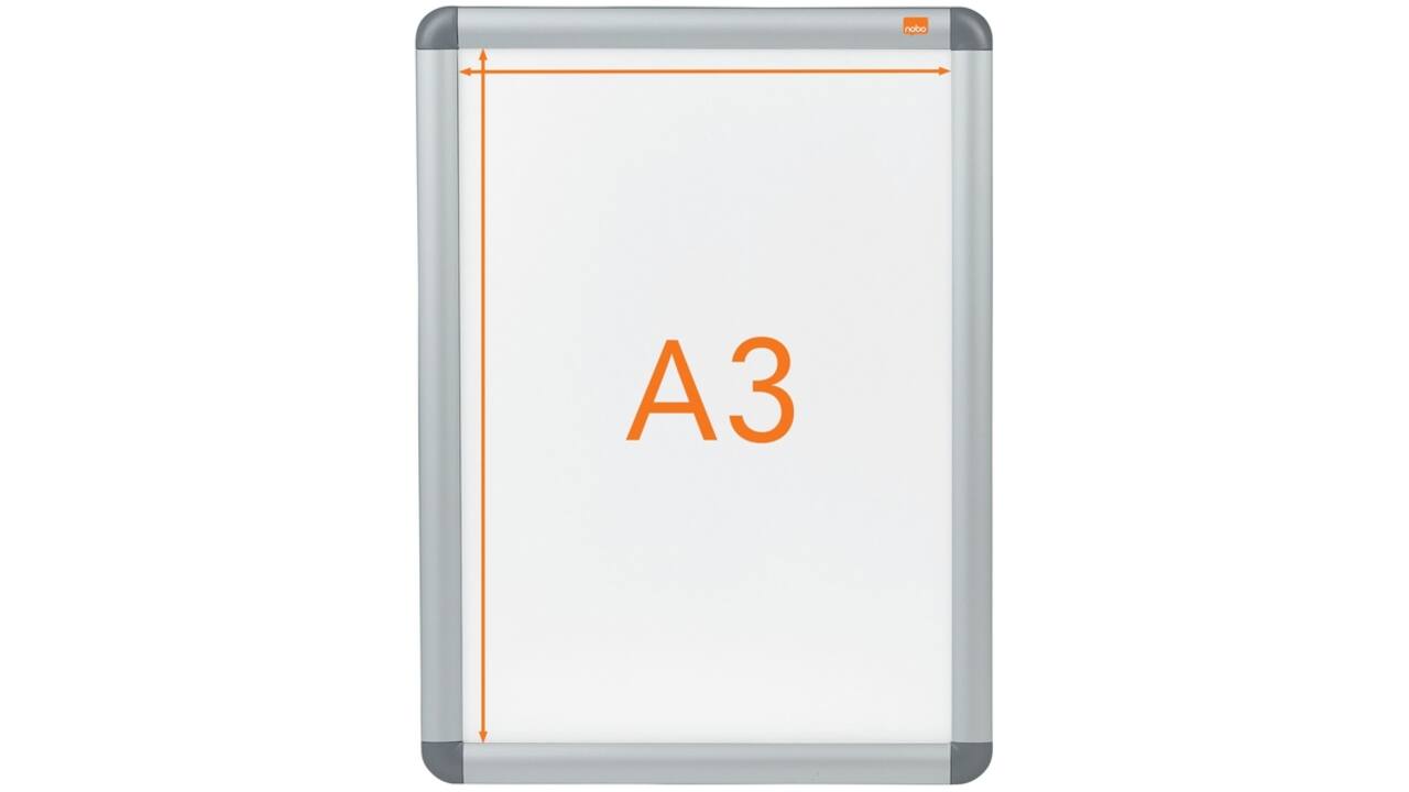 Kliklijst Nobo Essence A3 aluminium