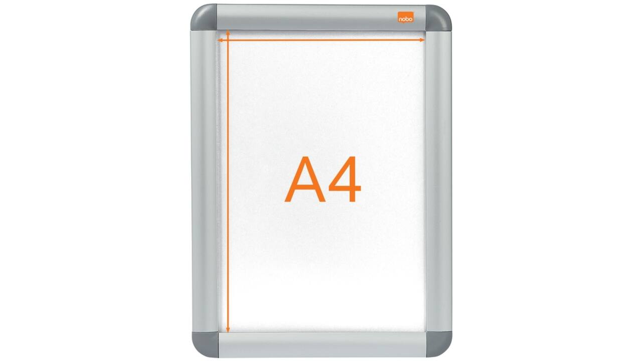 Kliklijst Nobo Essence A4 aluminium
