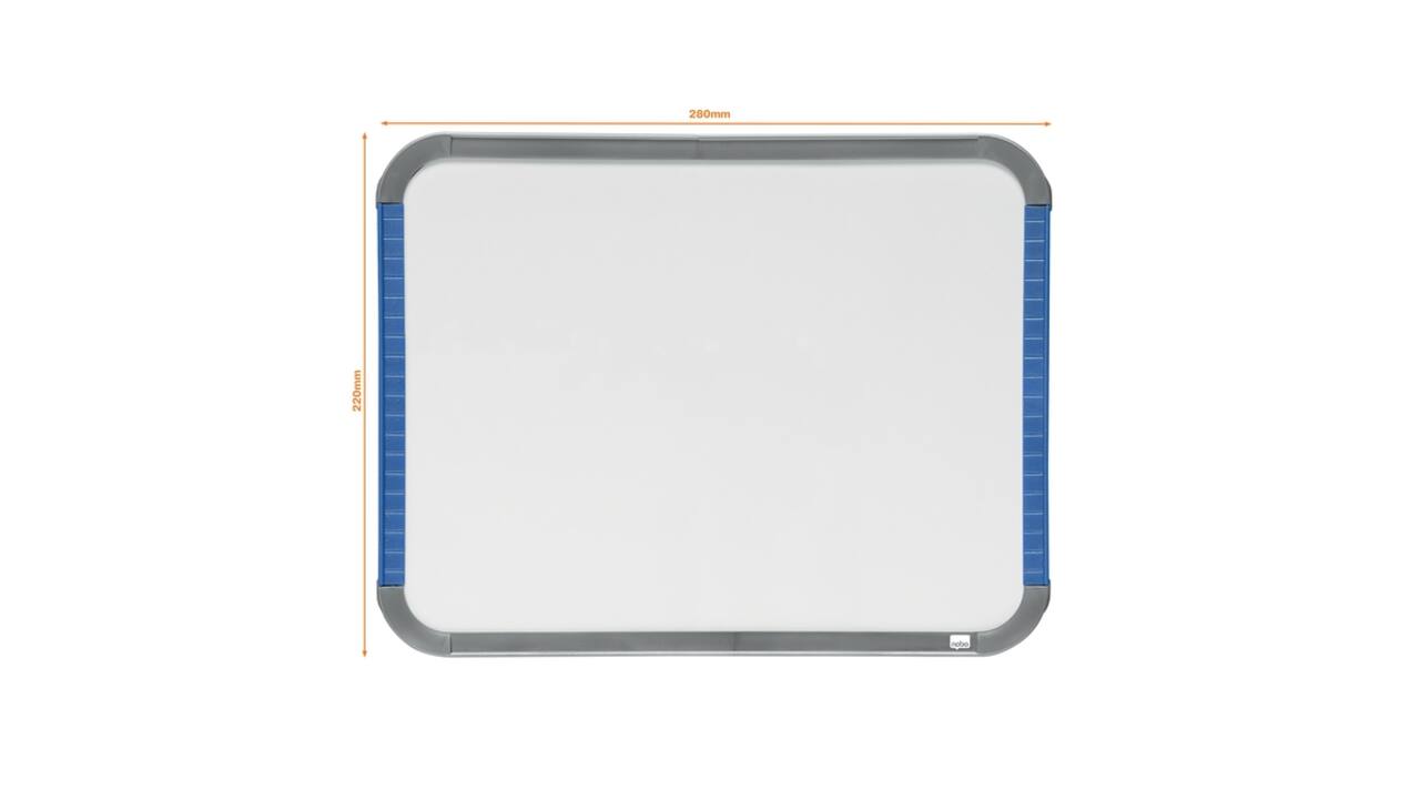 Whiteboard Nobo Slim Line 22x28cm wit