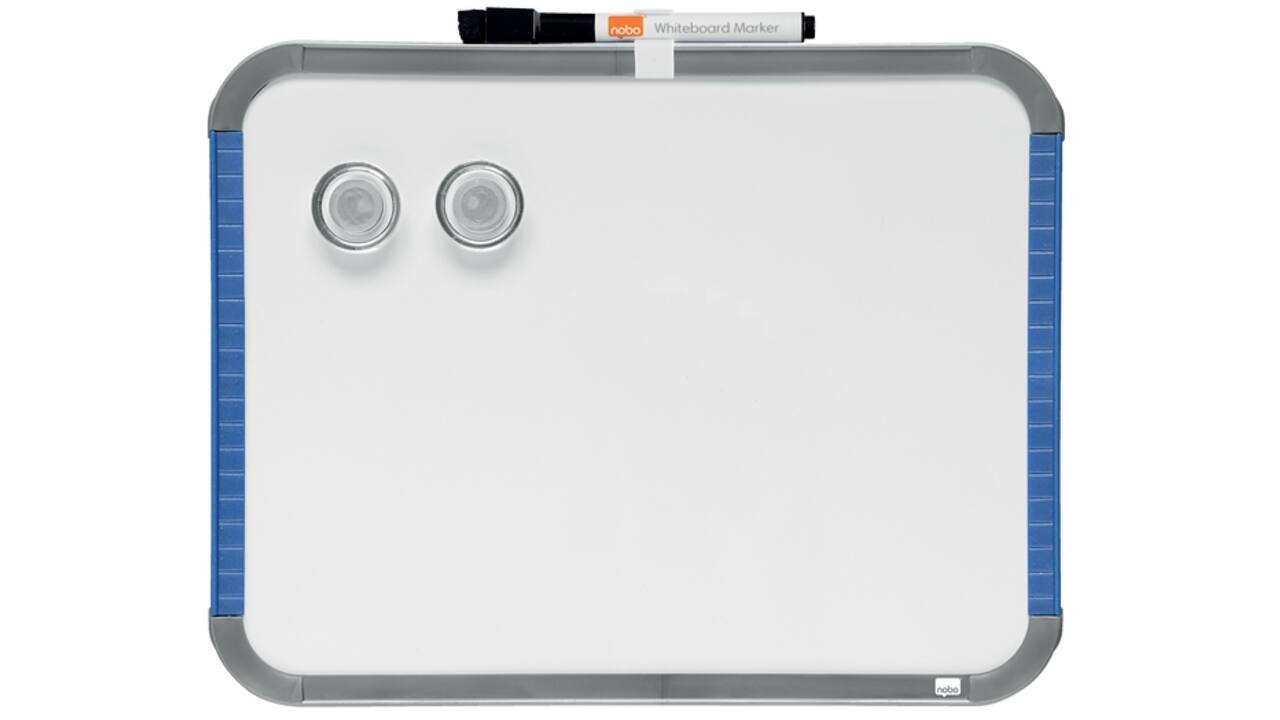 Whiteboard Nobo Slim Line 22x28cm wit