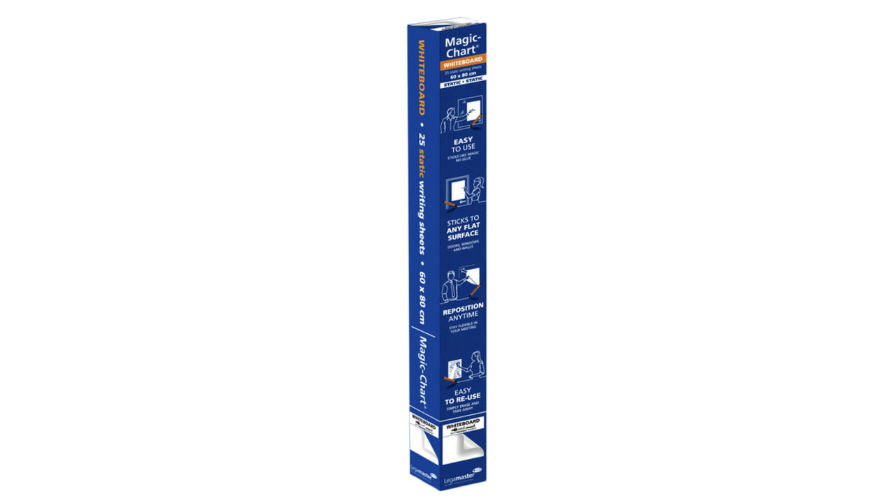 Magic-Chart Legamaster Whiteboard 600x800mm wit 25 vel