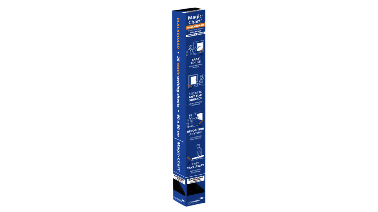 Magic-Chart Legamaster Whiteboard 600x800mm zwart 25 vel