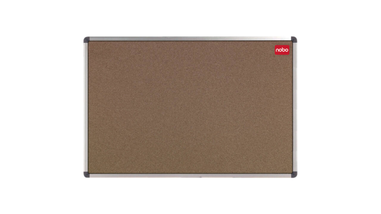 Prikbord Nobo Elipse 90x120cm kurk