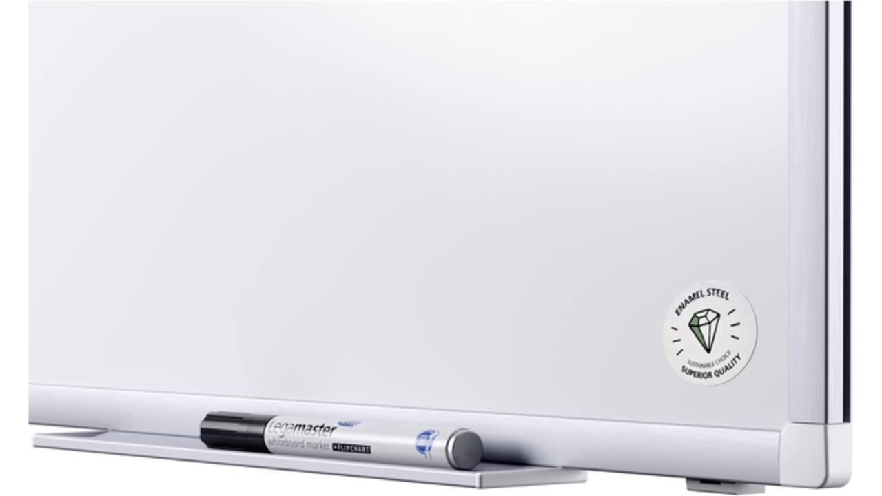 Whiteboard Legamaster Premium+ 120x150cm magnetisch emaille