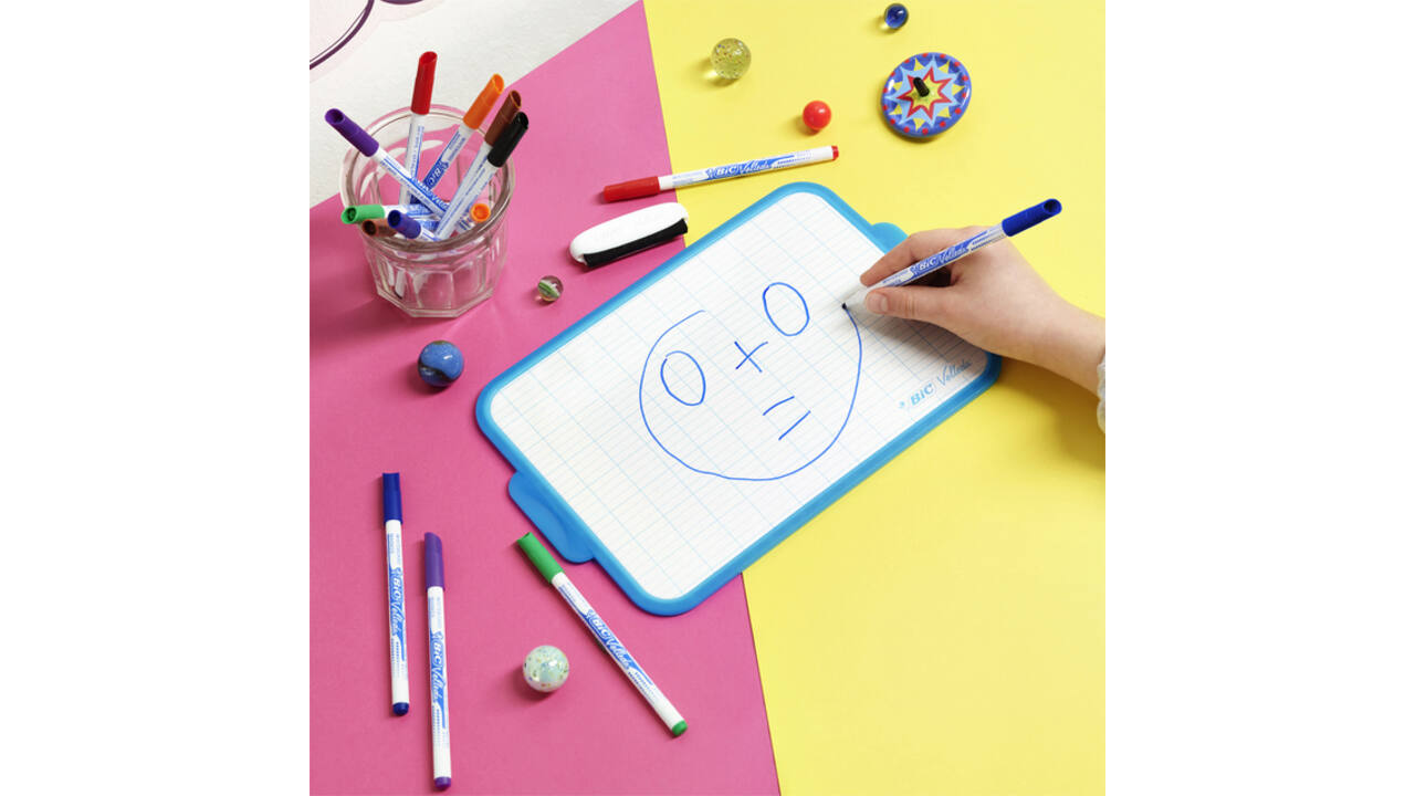 Whiteboardmarker Bic Velleda 1721 rond fijn zwart