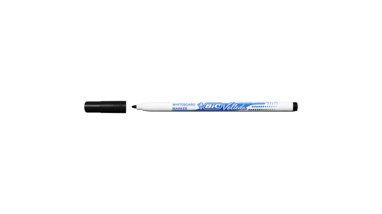 Whiteboardmarker Bic Velleda 1721 rond fijn zwart