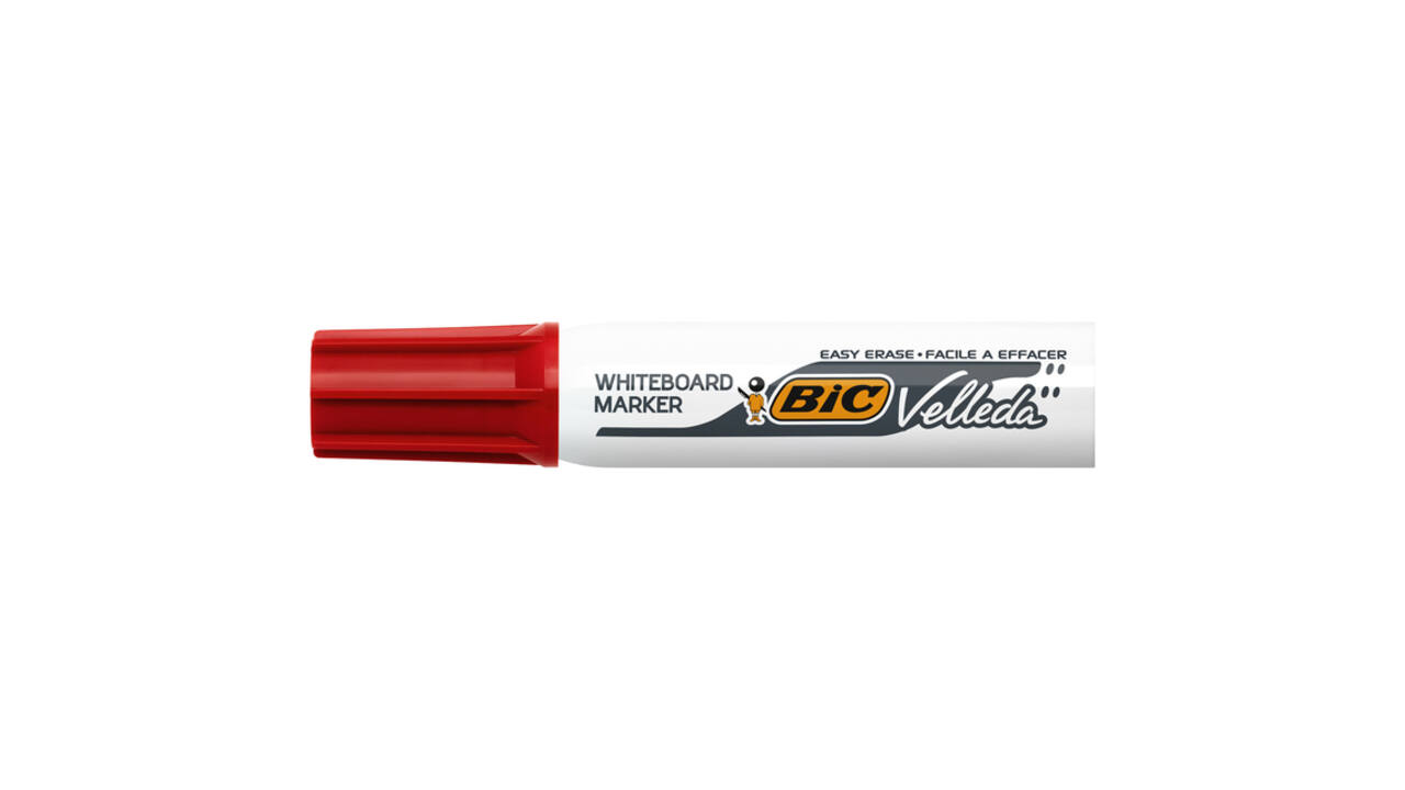 Whiteboardmarker Bic Velleda 1781 schuin large rood