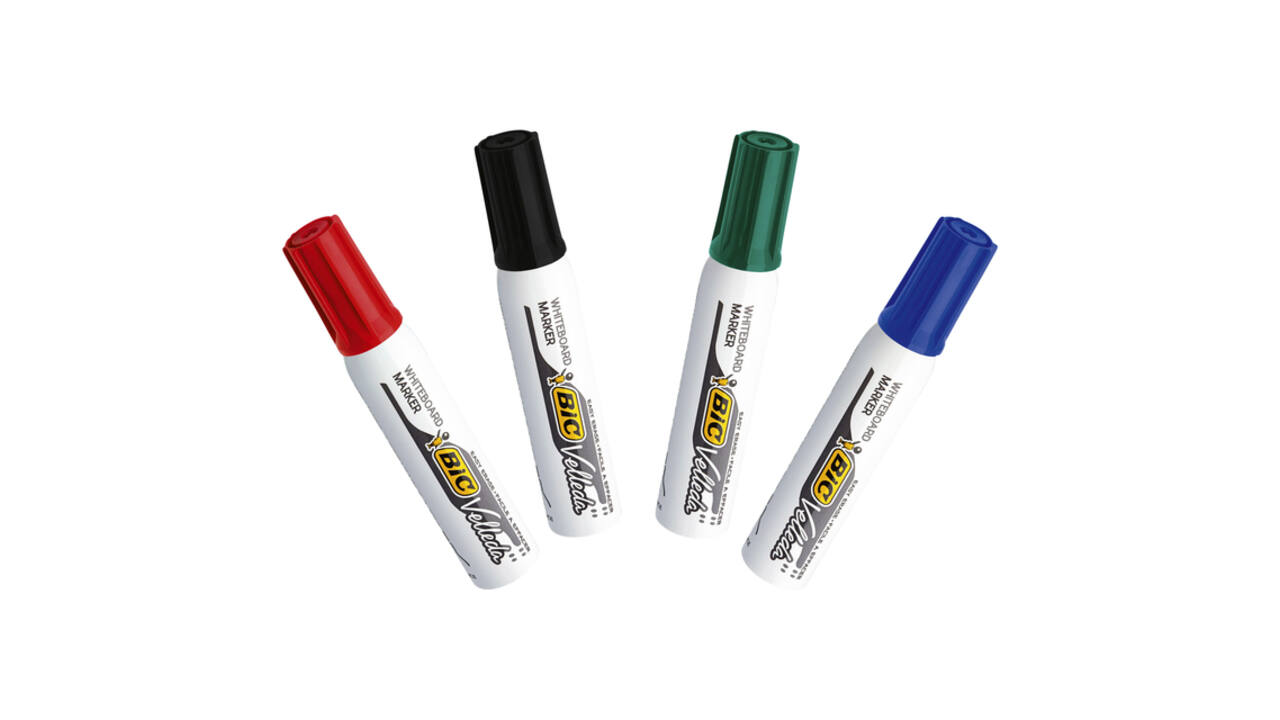 Whiteboardmarker Bic Velleda 1781 schuin large blauw