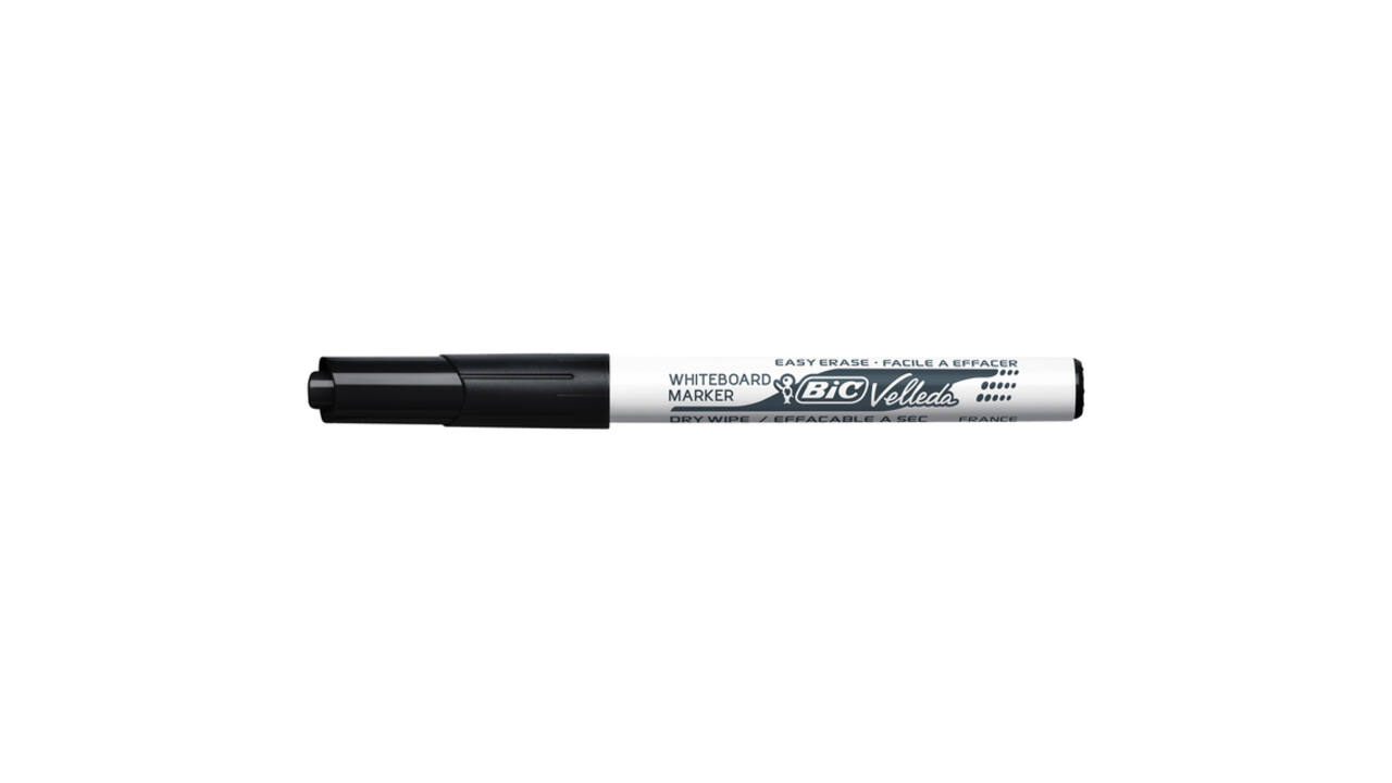 Whiteboardmarker Bic Velleda 1741 rond medium zwart