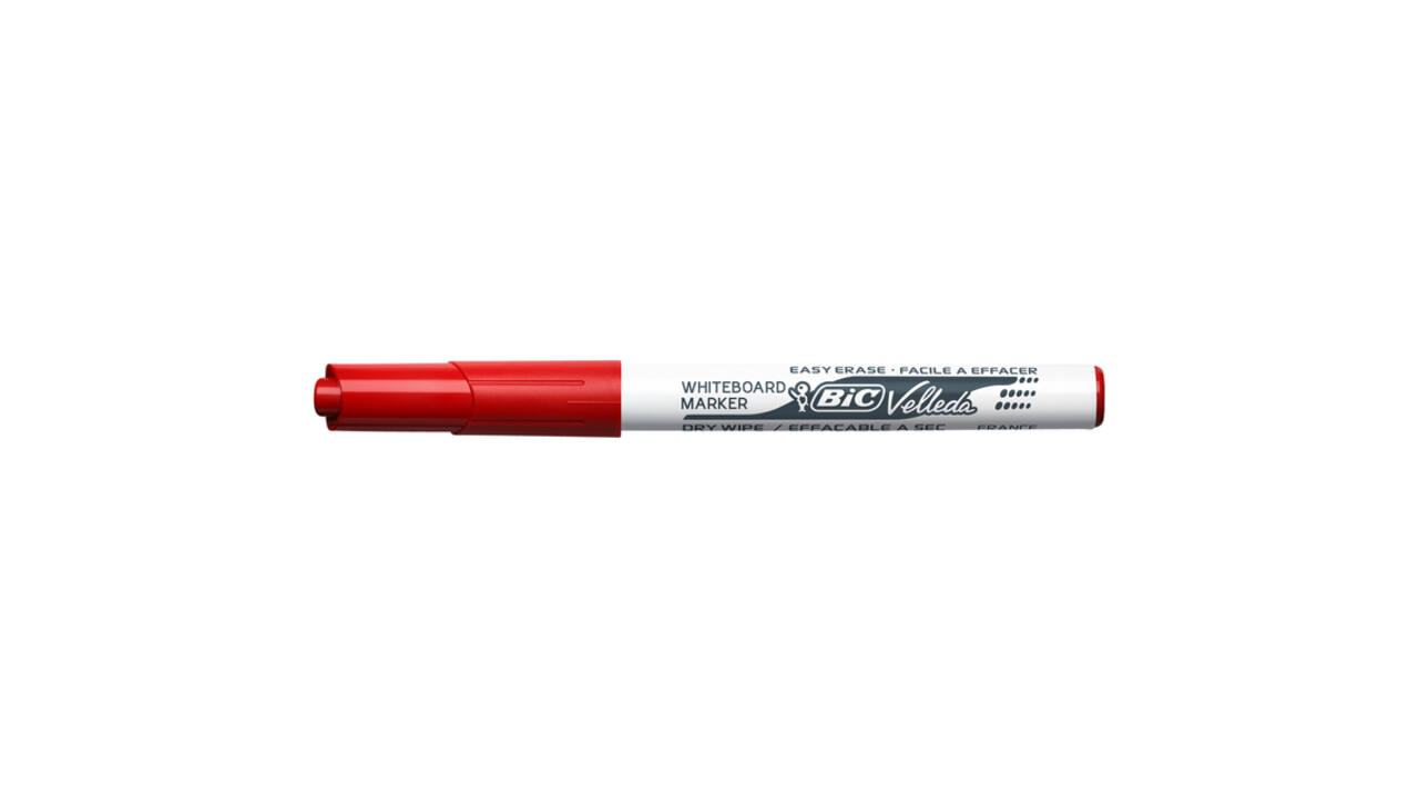 Whiteboardmarker Bic Velleda 1741 rond medium rood
