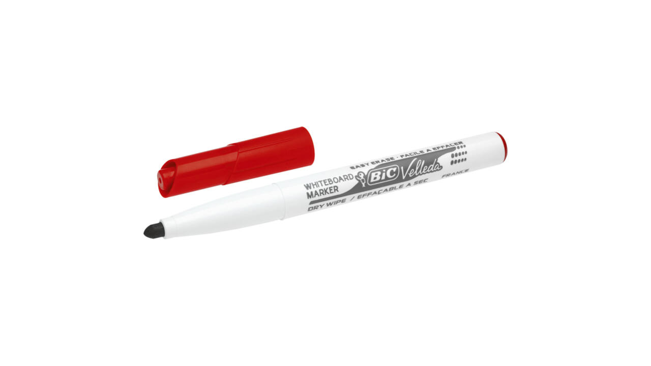 Whiteboardmarker Bic Velleda 1741 rond medium rood
