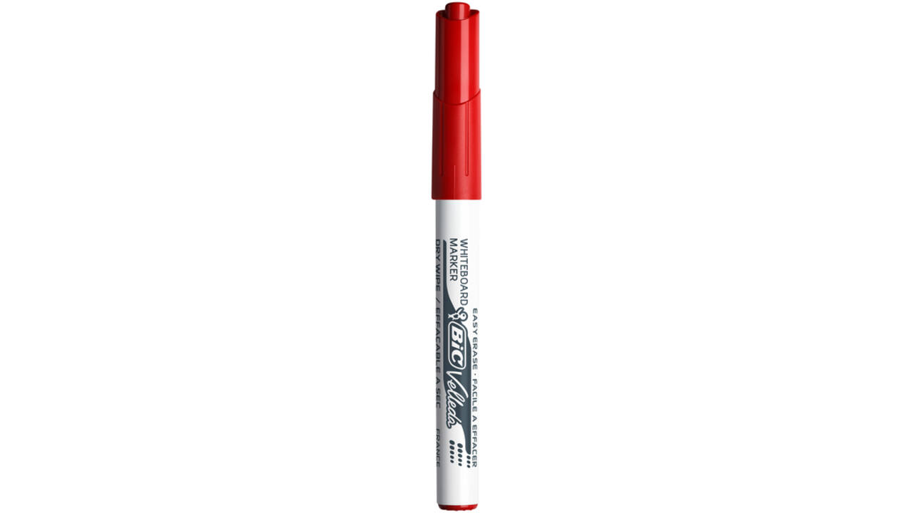 Whiteboardmarker Bic Velleda 1741 rond medium rood