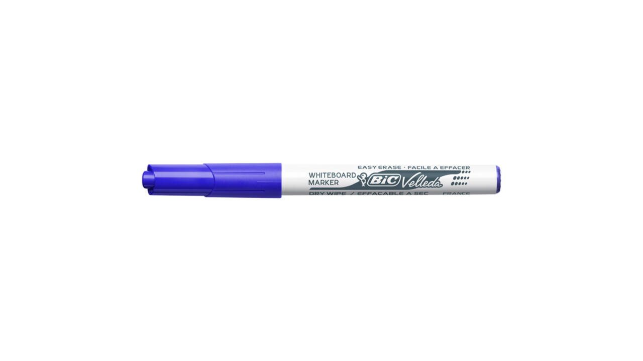 Whiteboardmarker Bic Velleda 1741 rond medium blauw