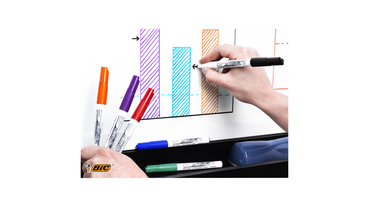 Whiteboardmarker Bic Velleda 1741 rond medium groen